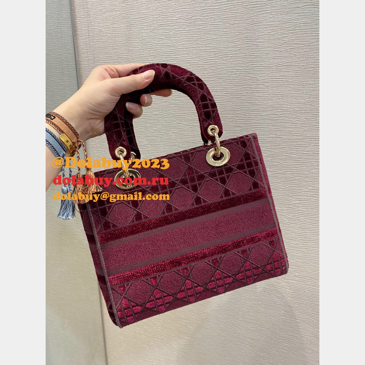 Christian Dior Replicas Lady Dior 24cm Best Bag