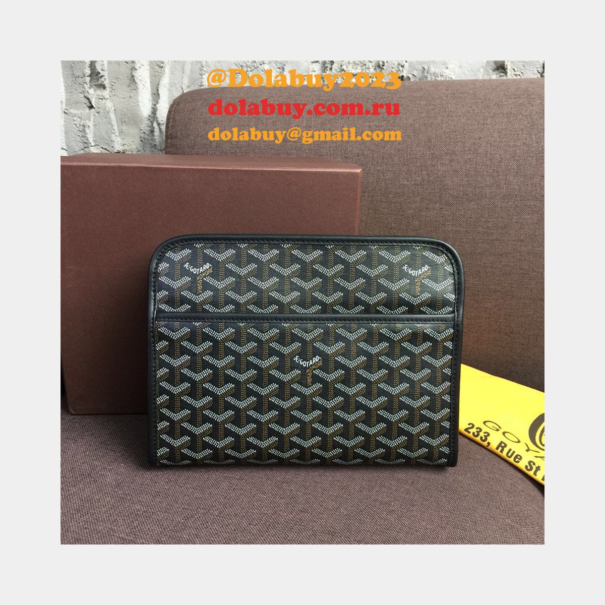 Top Quality Goyard Multi-Color Cosmetic toiletry bag