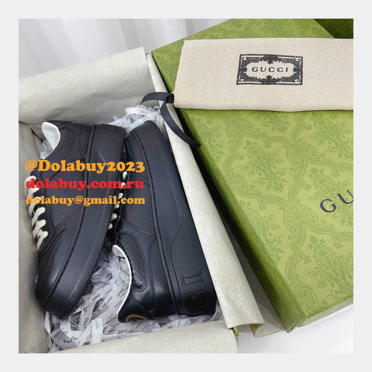 G*u*i replica gg logo shoes online