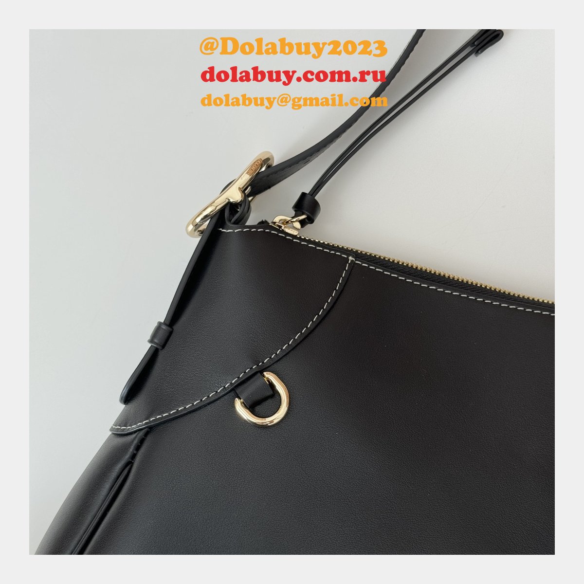 Gucci Duplicate GG Emblem 815217 Shoulder Black Best Bag