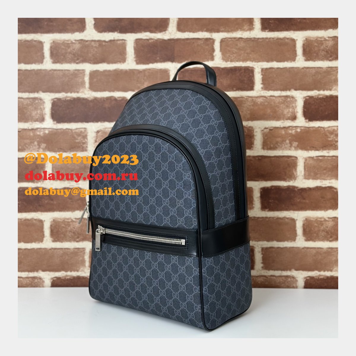 Mirror Gucci 1:1 GG Copy 792123 Backpack Mens Bag