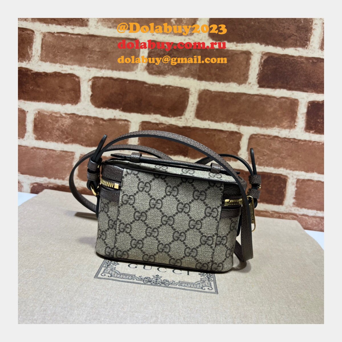 1:1 quality G*u*i replica ophidia gg top handle 699532 bag