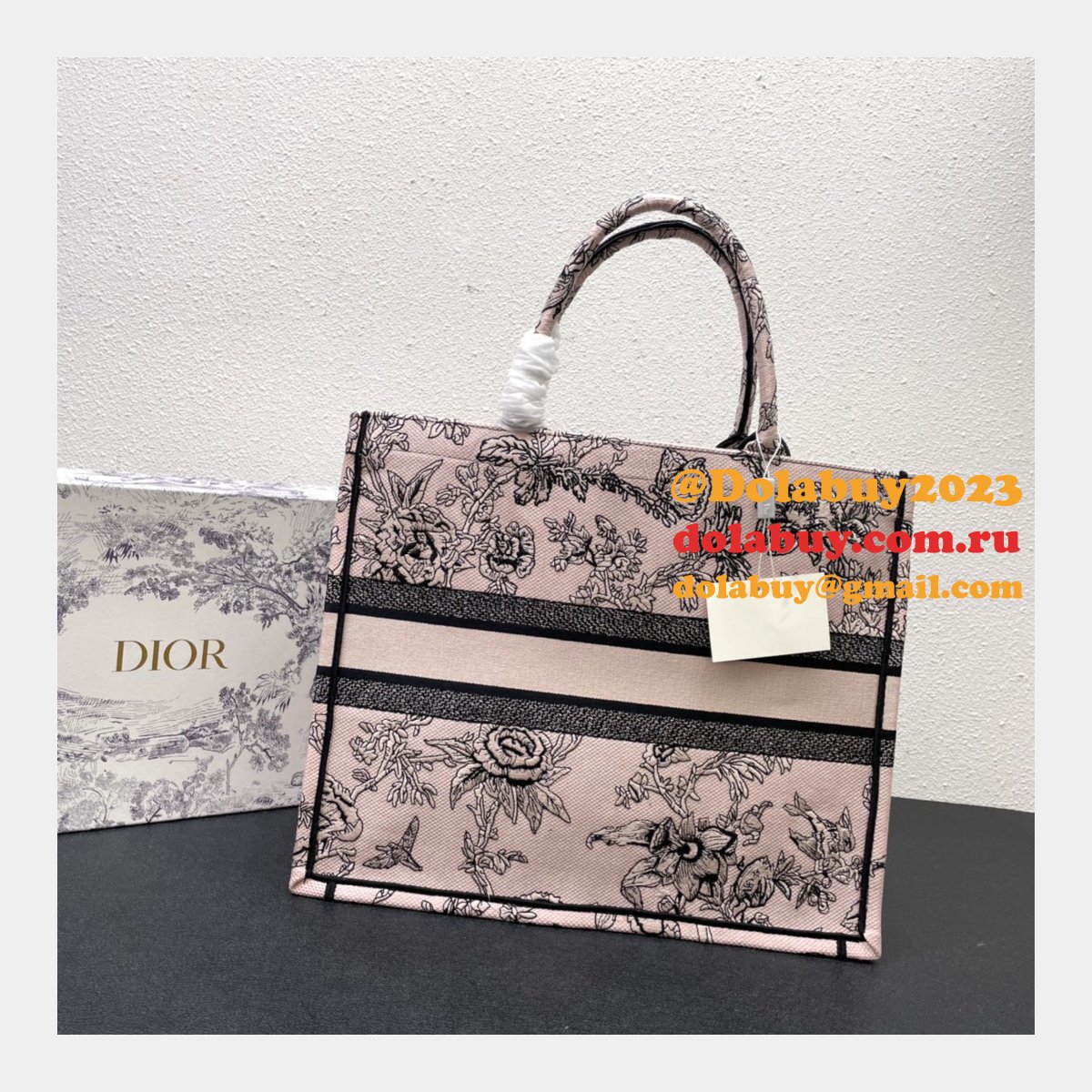 Perfect Designer DIOR CD BOOK TOTE Wholesale Inspired