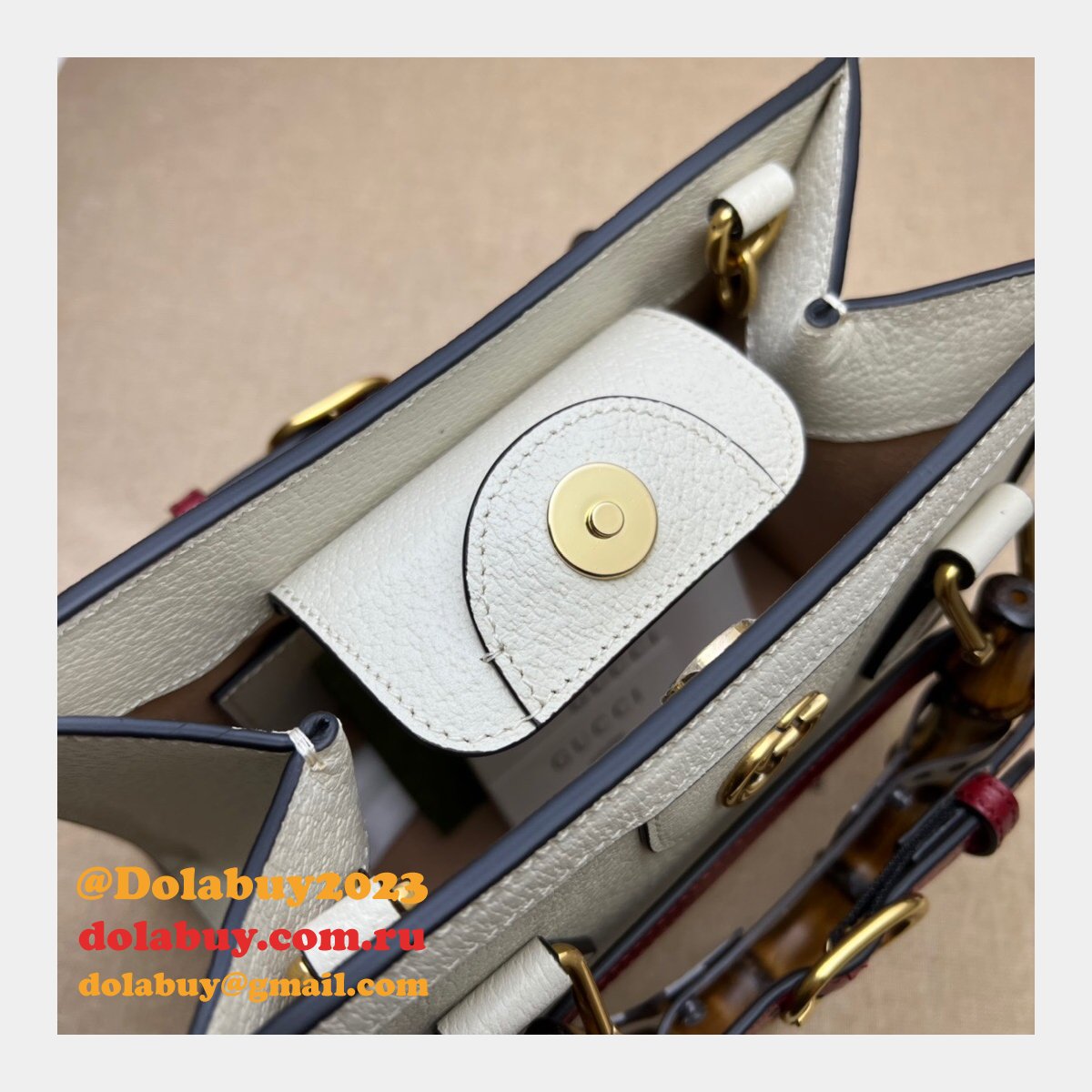 Gucci designer replica 702732 Diana mini tote bag leather