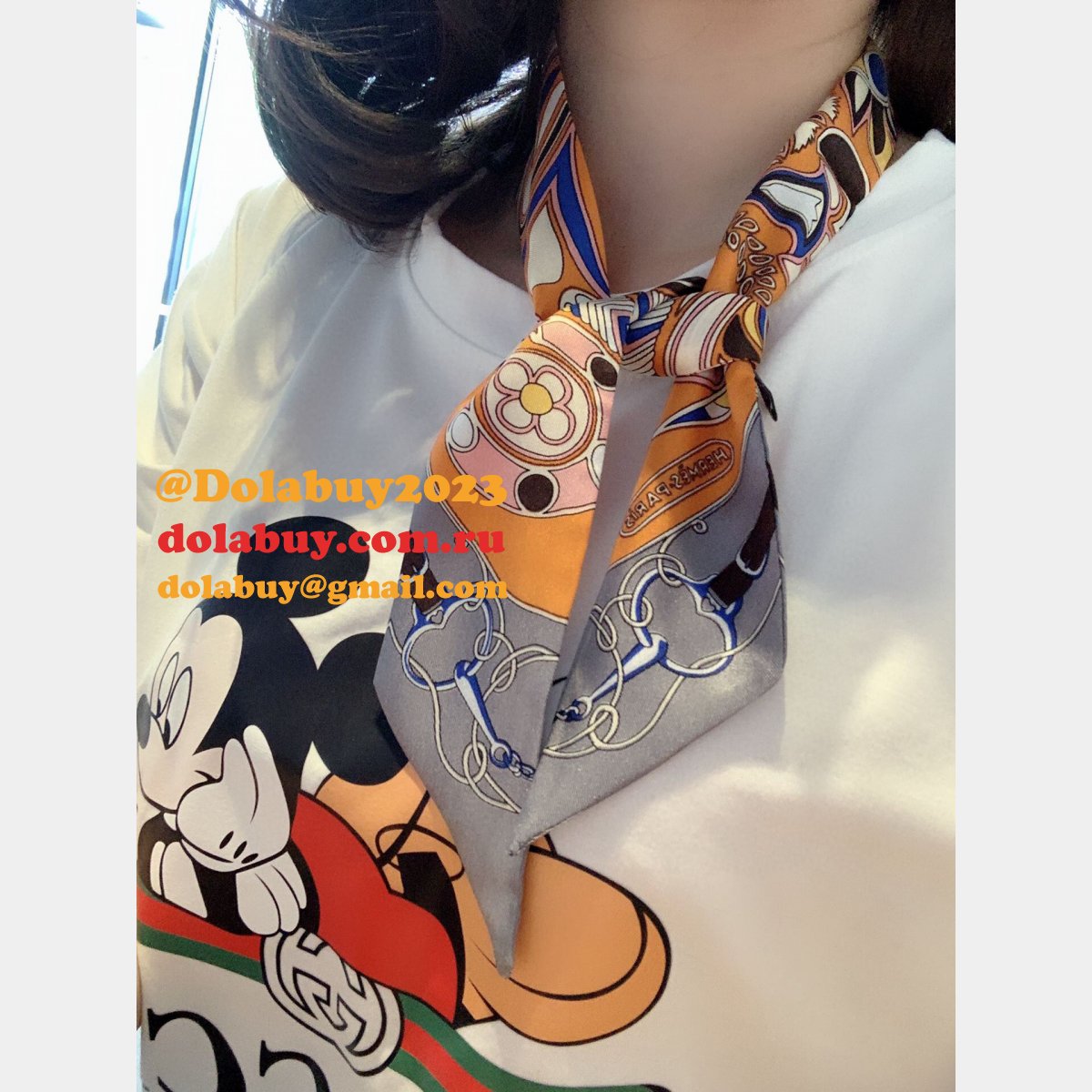 Hermes Top Quality H Twill silk scarf