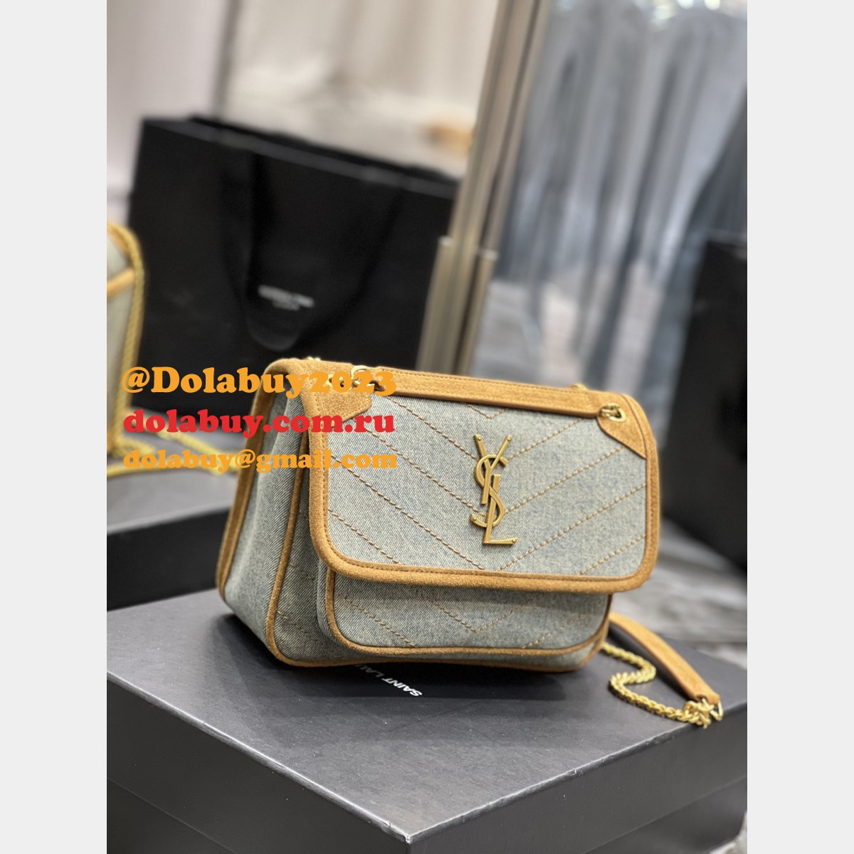 Replica Saint Laurent Niki YSL AAA+ 22/28cm 633151/633158 Bag