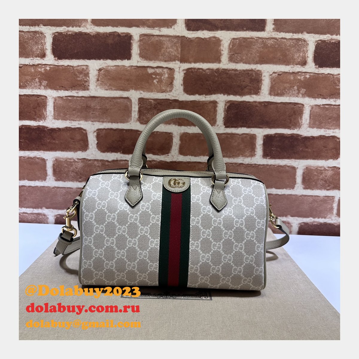 Perfect Ophidia GG Gucci Replicas Top Handle High 772061 Bag
