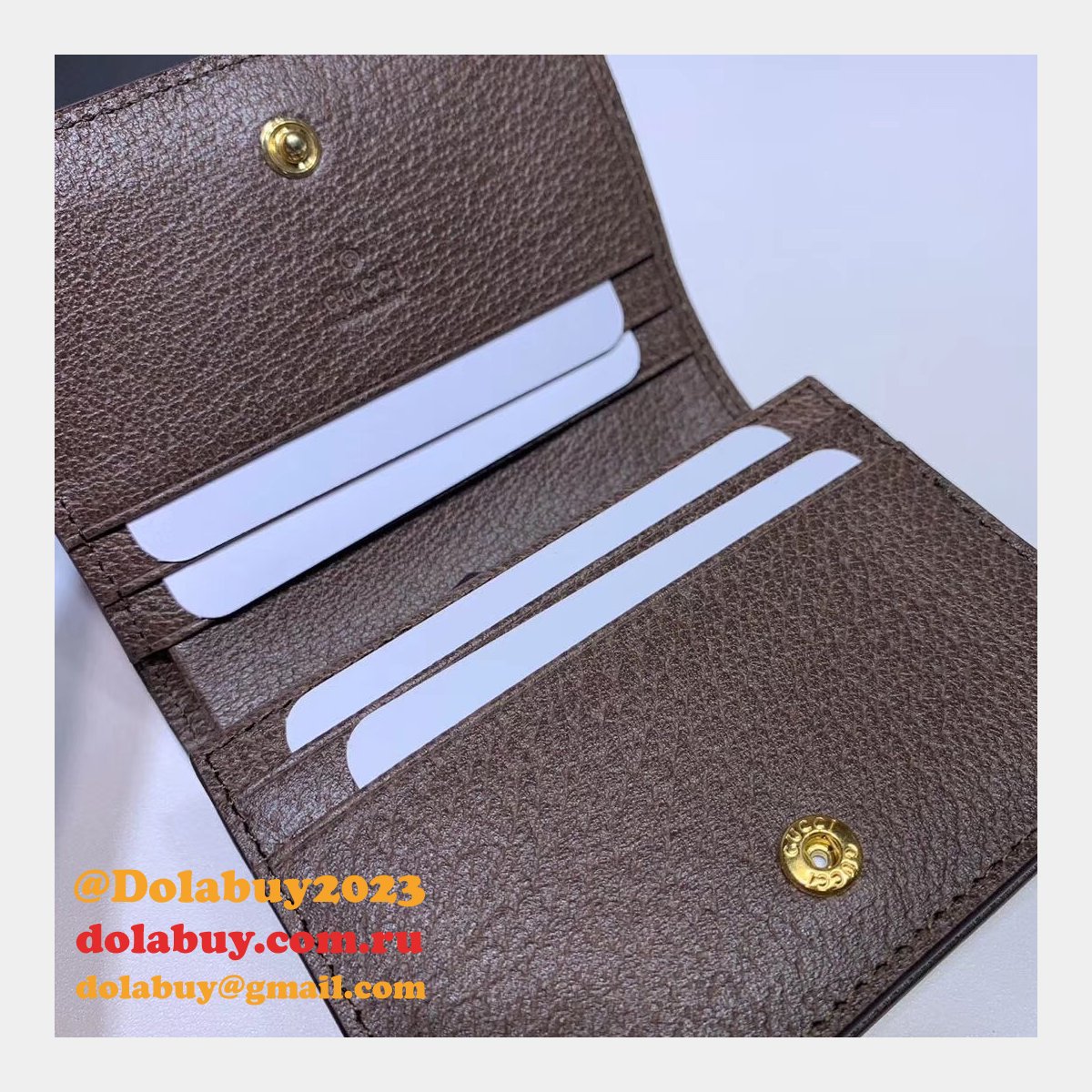 replica G*u*i gg aaa+ supreme ophidia card case wallet 523155