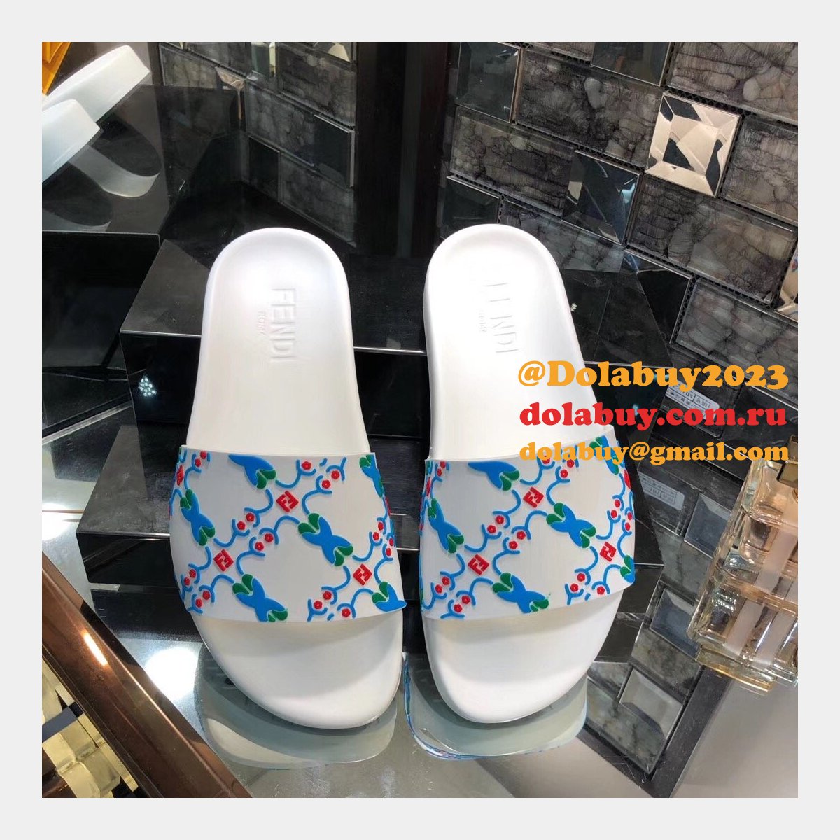 Fashion Fendi casual Slippers