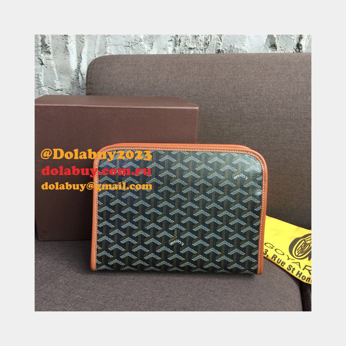 Top Quality Goyard Multi-Color Cosmetic toiletry bag