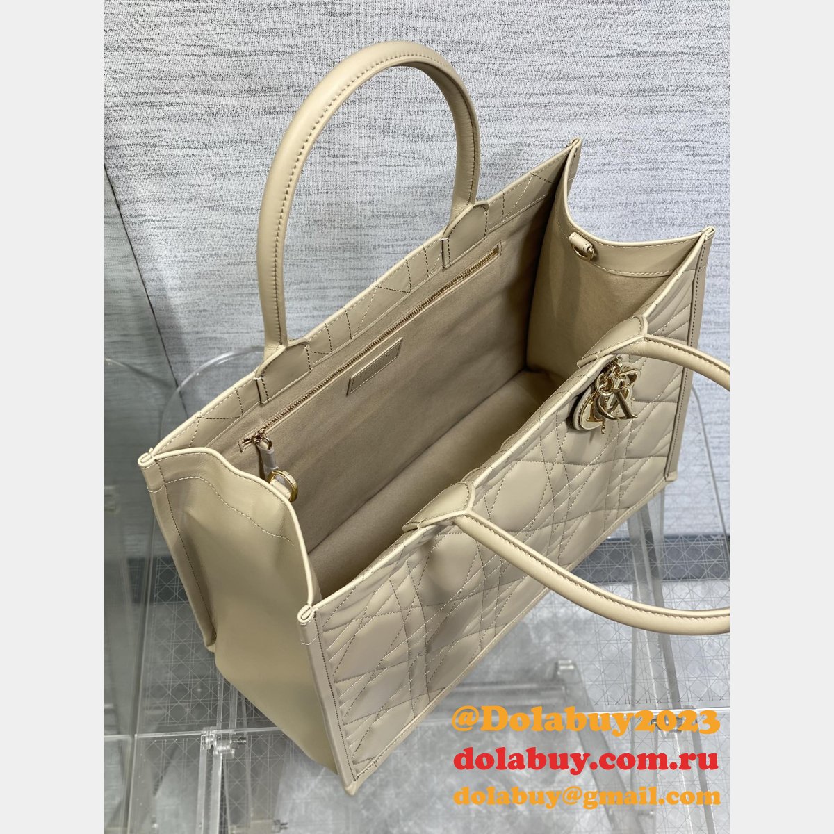 Top Quality DIOR book women handbag Medium size 36cm