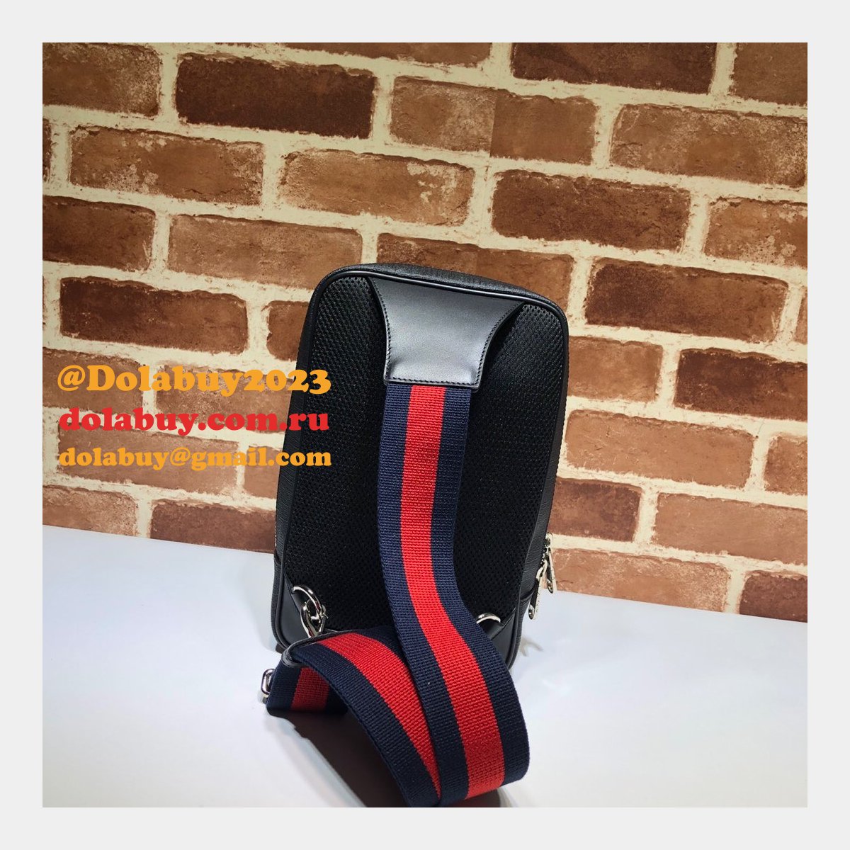 replica aaa+ G*u*i messengers gg black belt purses 478325 gg supreme