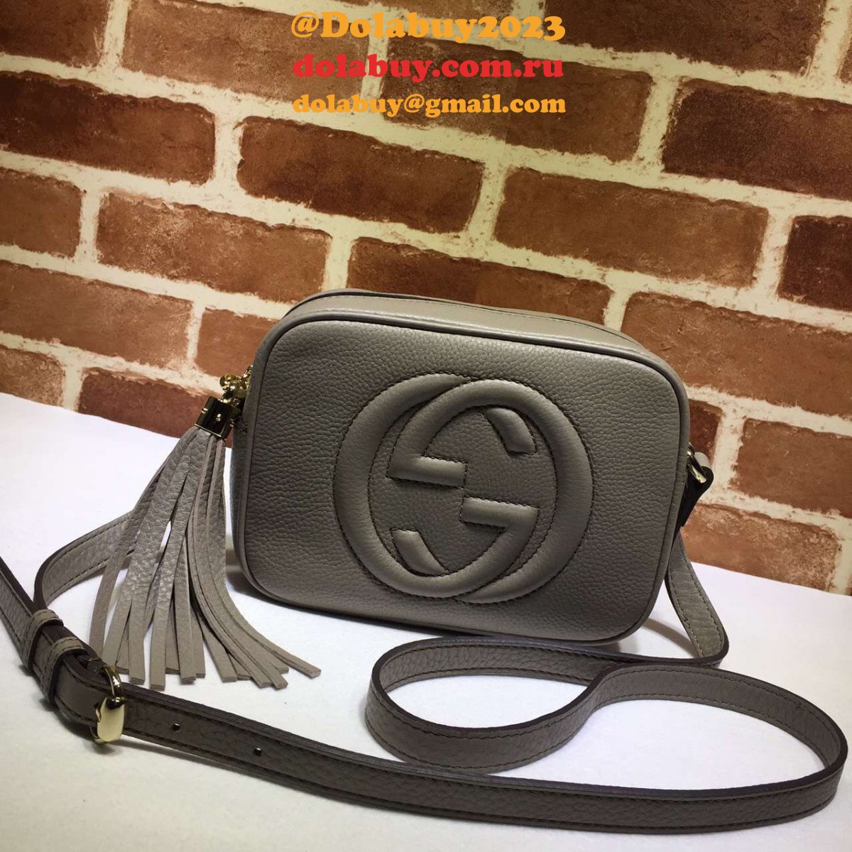 aaa+ G*u*i replicas soho small leather disco 308364 bag