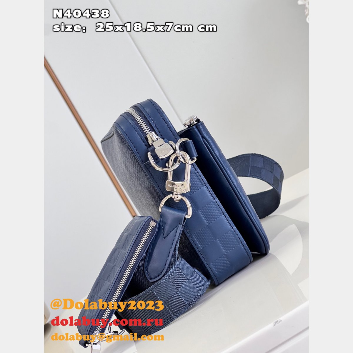 Louis Vuitton Trio Messenger Damier Infini Wholesale Men N40438 Bags