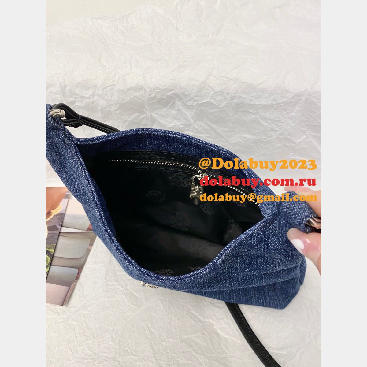 Designer Chrome Hearts Replica Cheap Viv Silver Hardware Bags