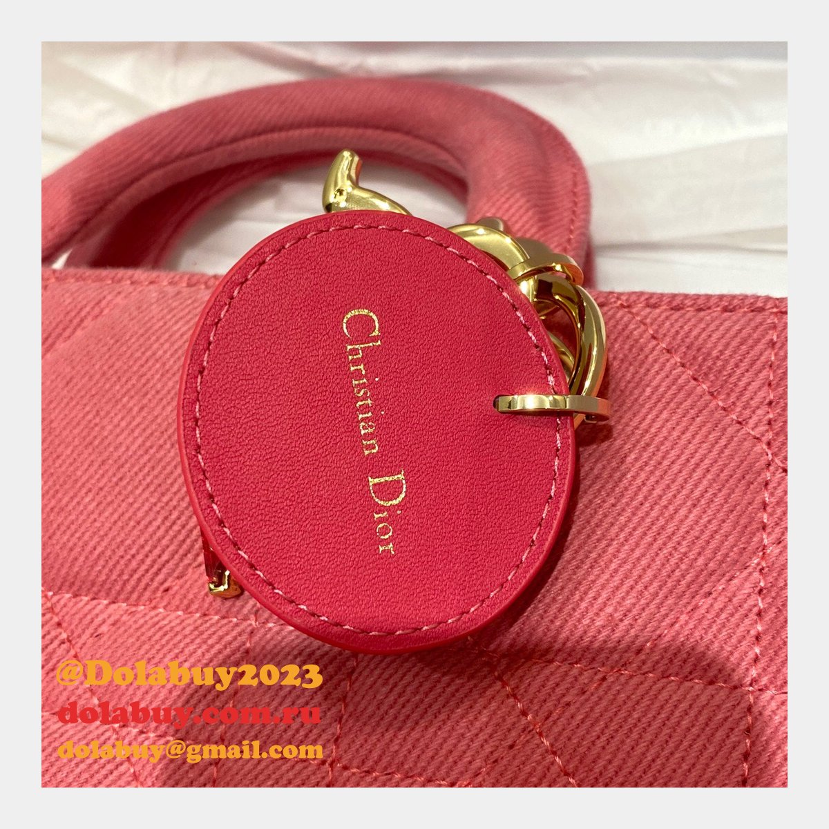 Wholesale High Quality Dior Fake 26cm Lady Designer Bag Online