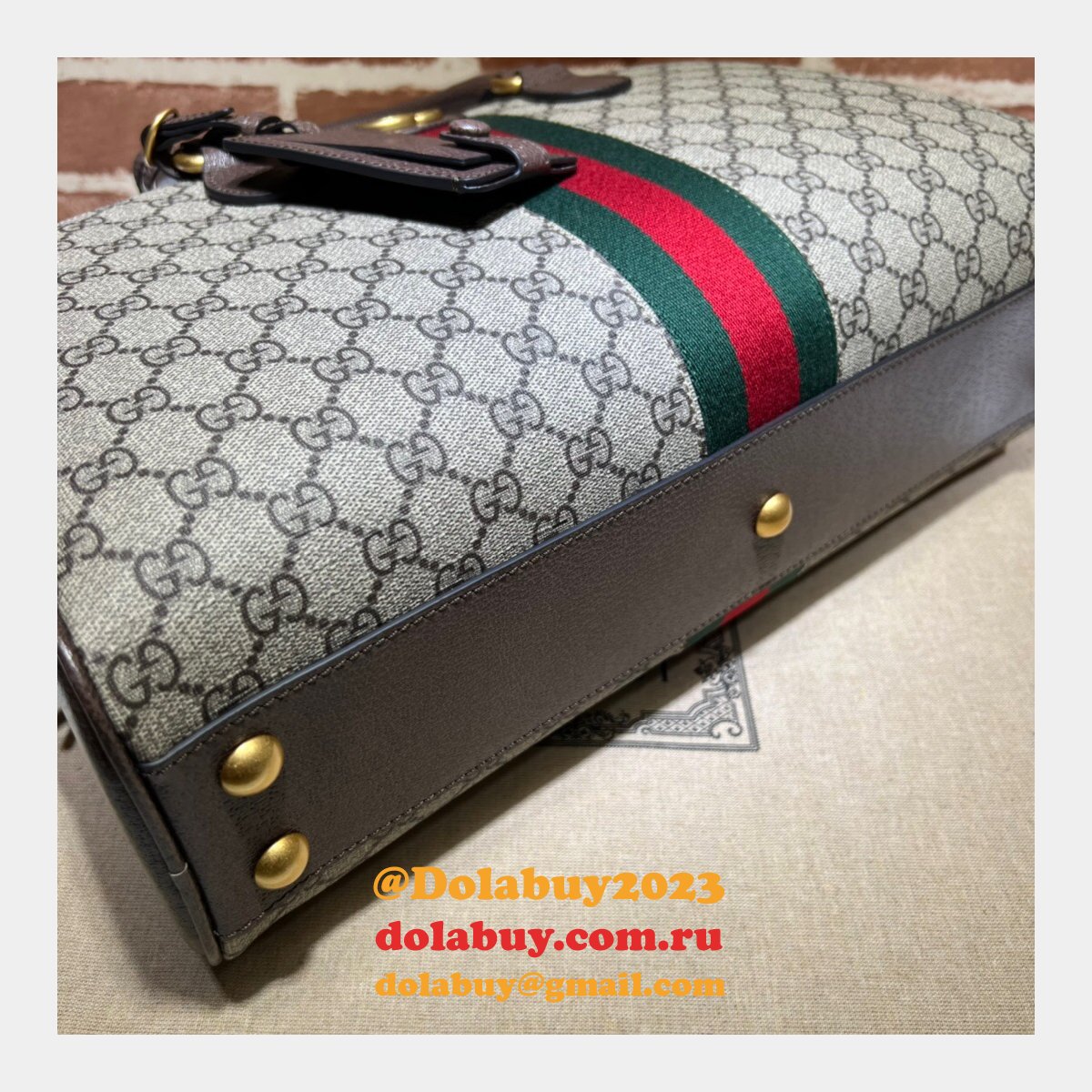 Wholesale Gucci Replica Savoy Duffle Bowling Men 723309 Bag
