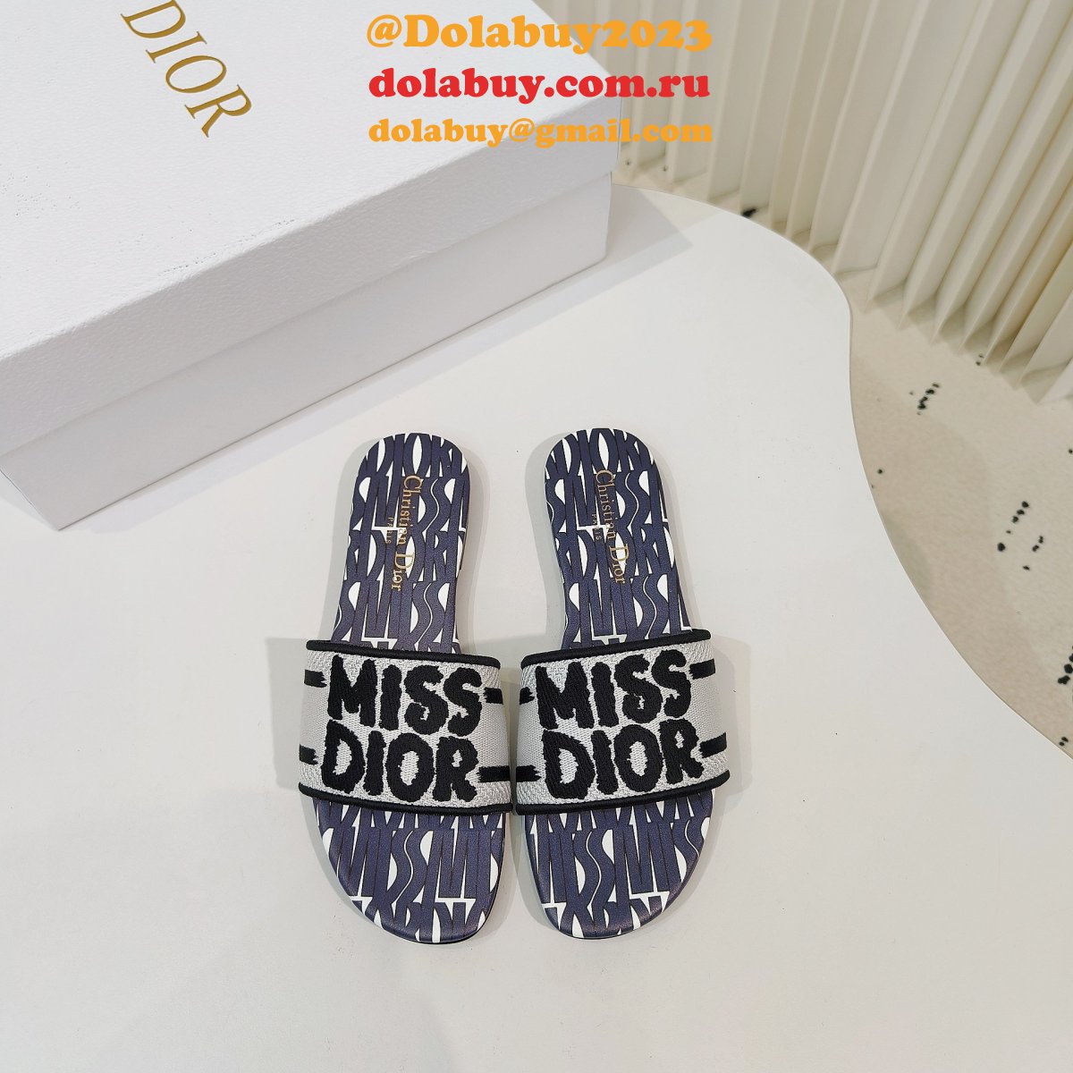 Top Quality Dior Dway Slide 1:1 Mirror