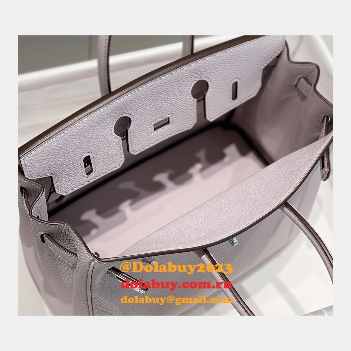 HERMES BIRKIN 25CM HALF HUMAN HANDMADE STICHING