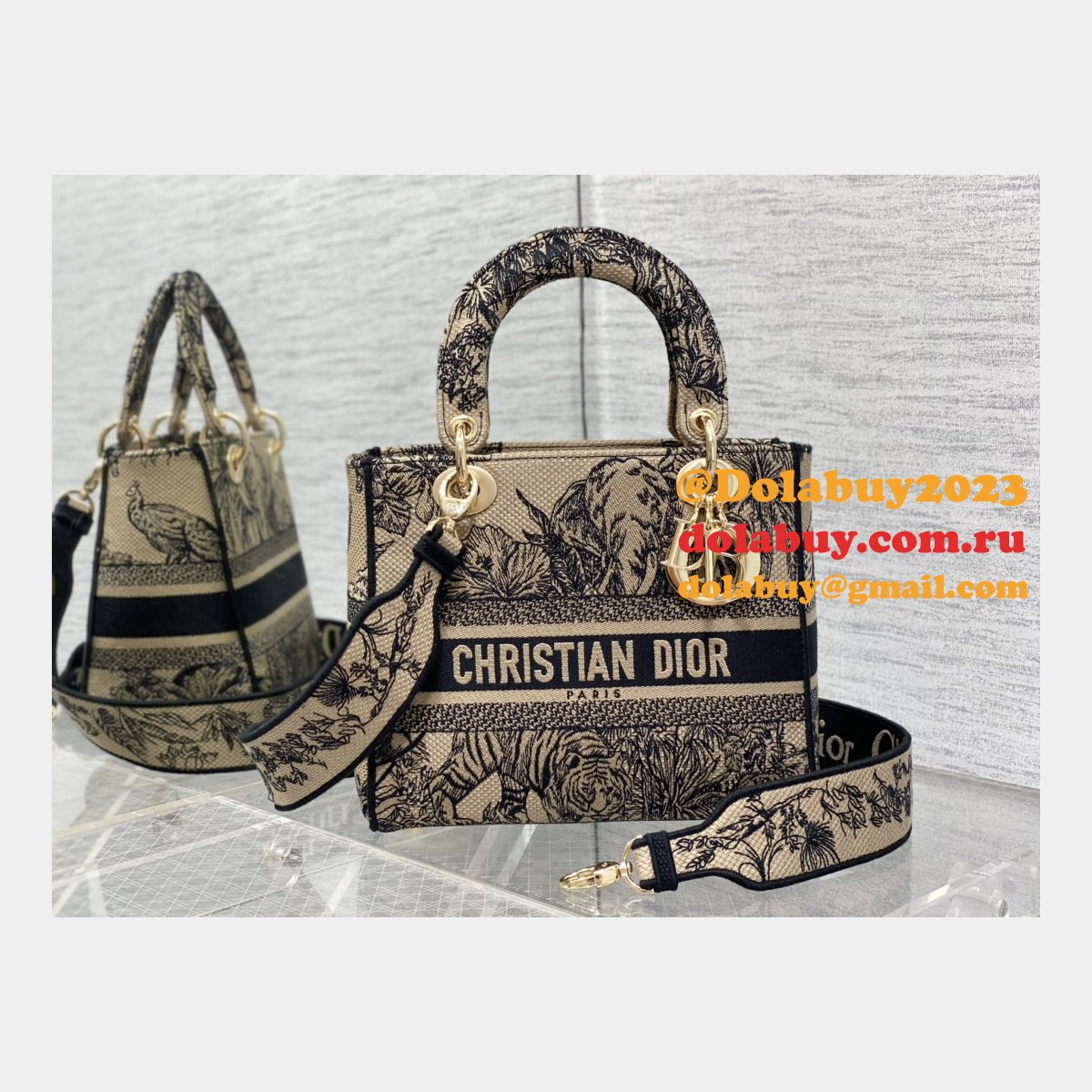 Christian Dior Perfect Designer Replica Lady Dior 24cm Handbags