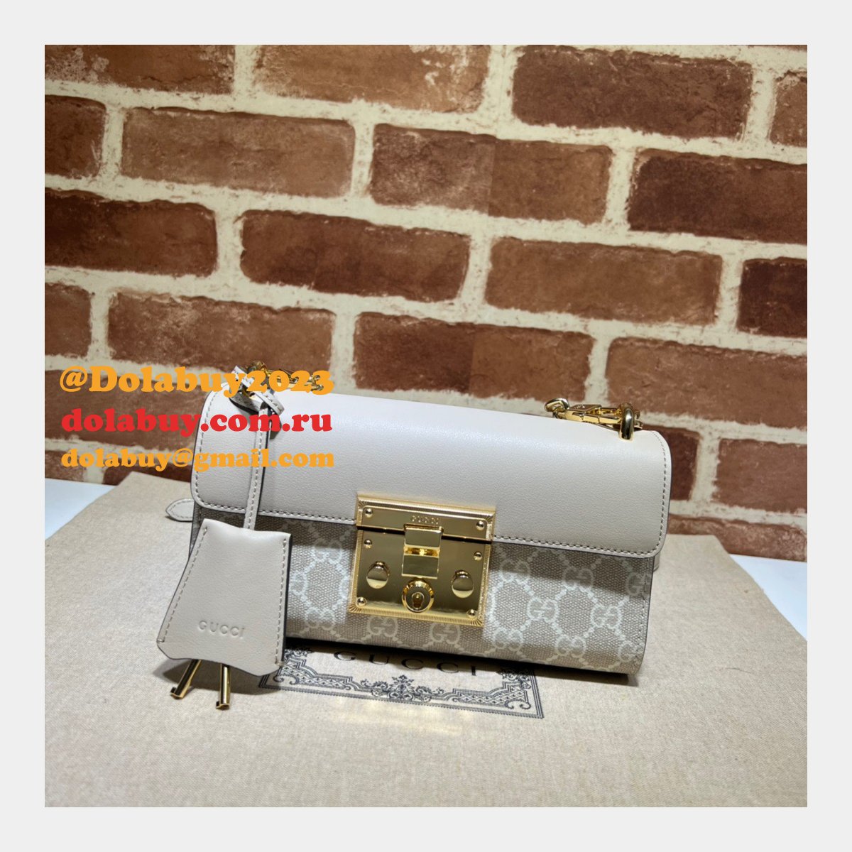 Quality Gucci Replica Padlock Chain 735103 Shoulder Bag