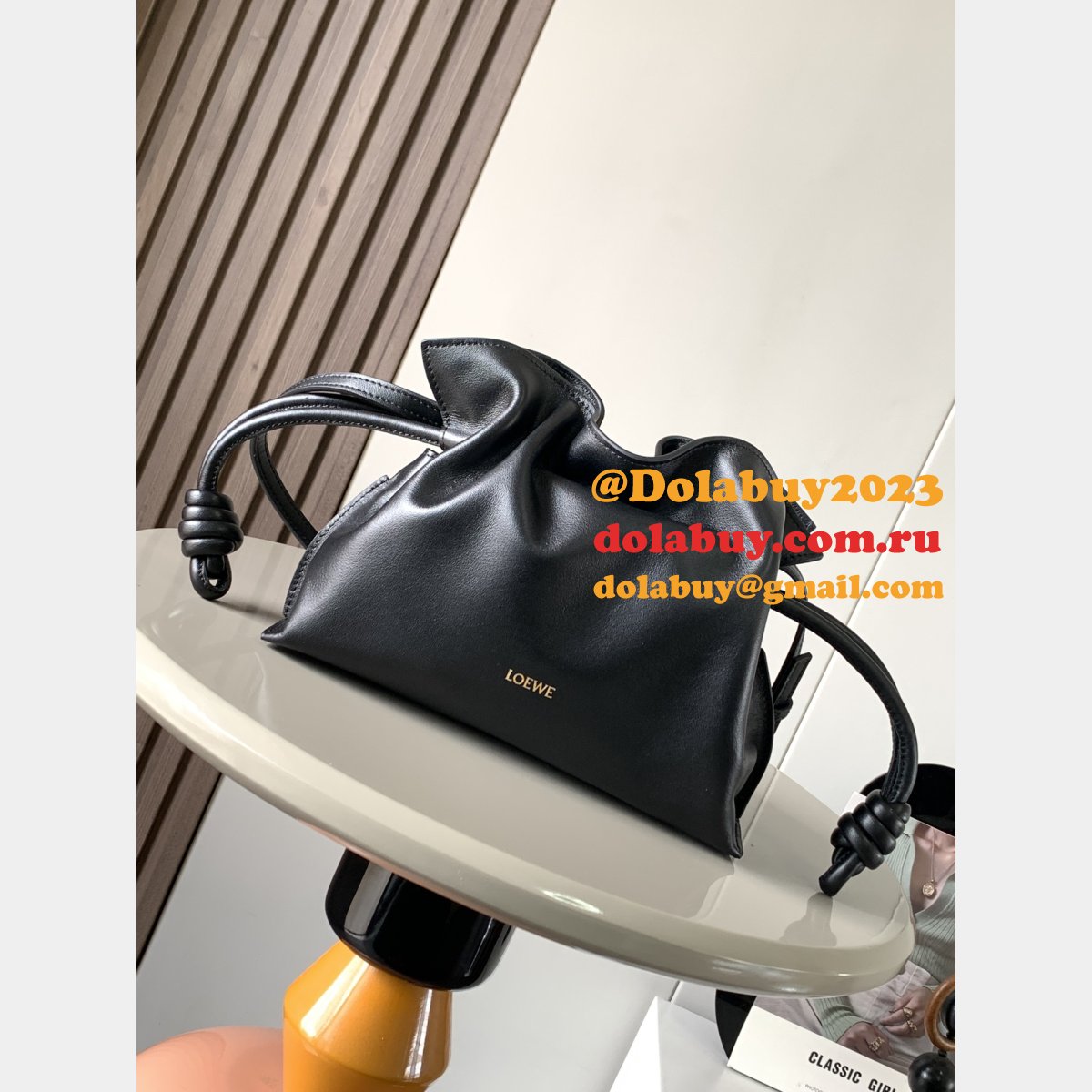 Replica Loewe Mini Flamenco Clutch In Nappa Calfskin 23CM