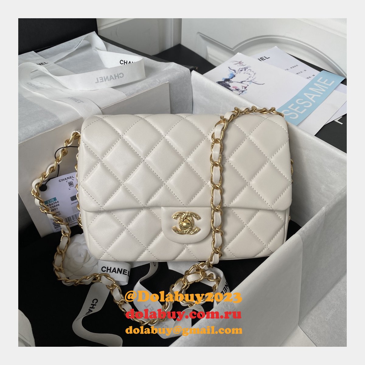 Inspired Fashion Flap AS4263/AS4264 Knock Off 7 Star 21/23CM Bag