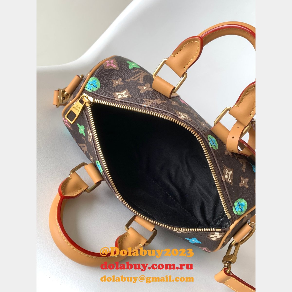 7 Star LOUIS VUITTON M24849 Keepall 25 Monogram Eclipse Reverse BAG