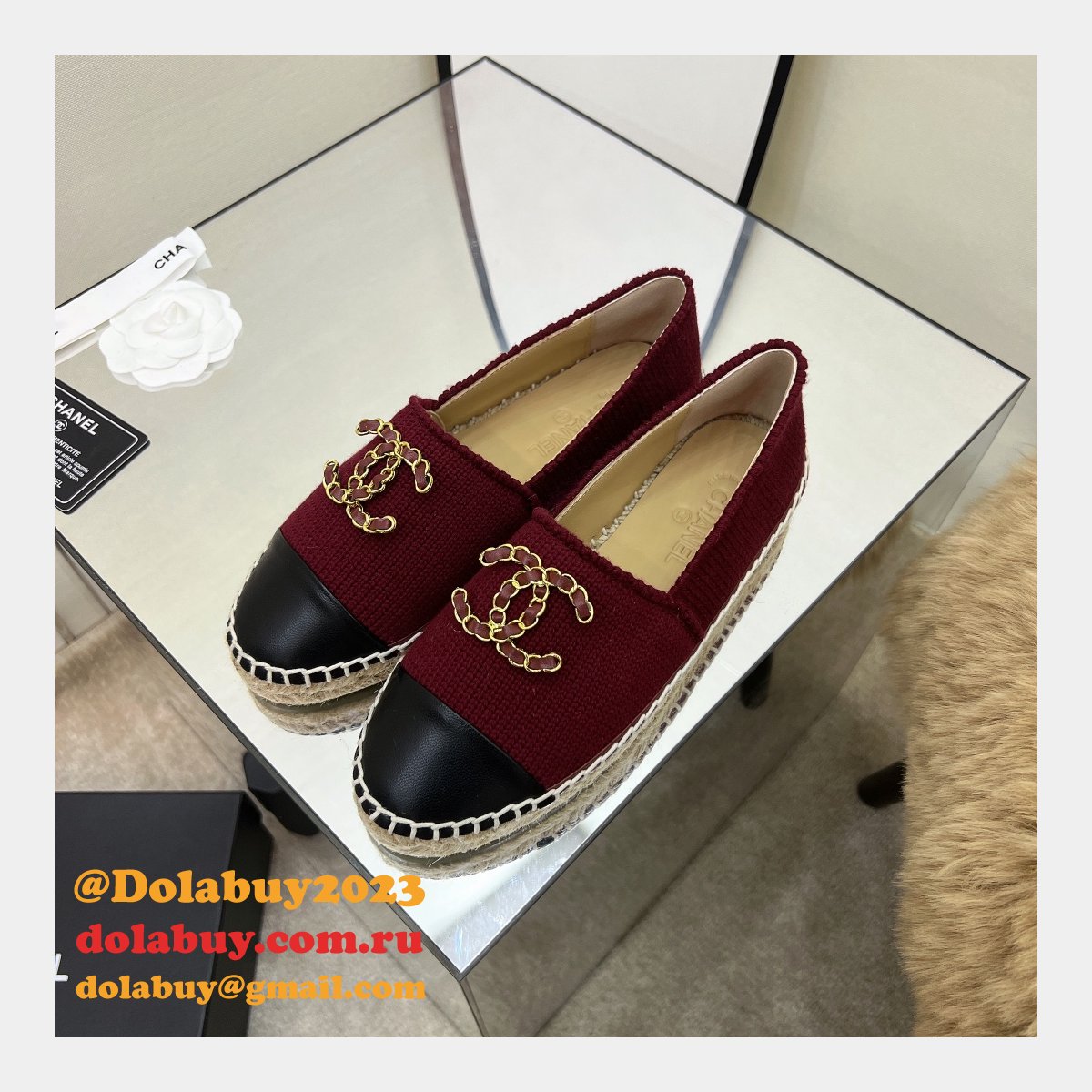 Duplicate CC Luxury ESPADRILLES SHOES