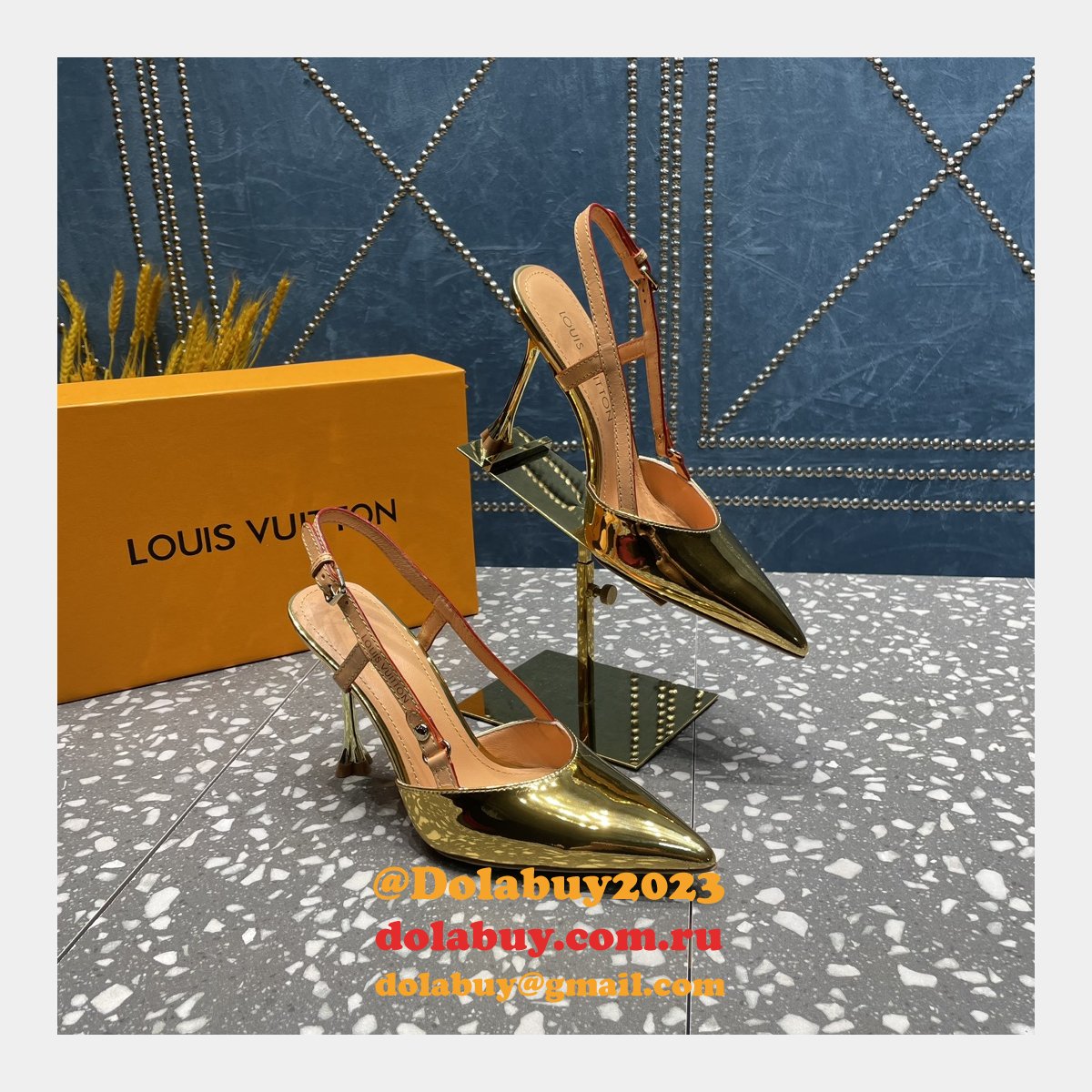 Replica LOUIS VUITTON Blossom Slingback Pump