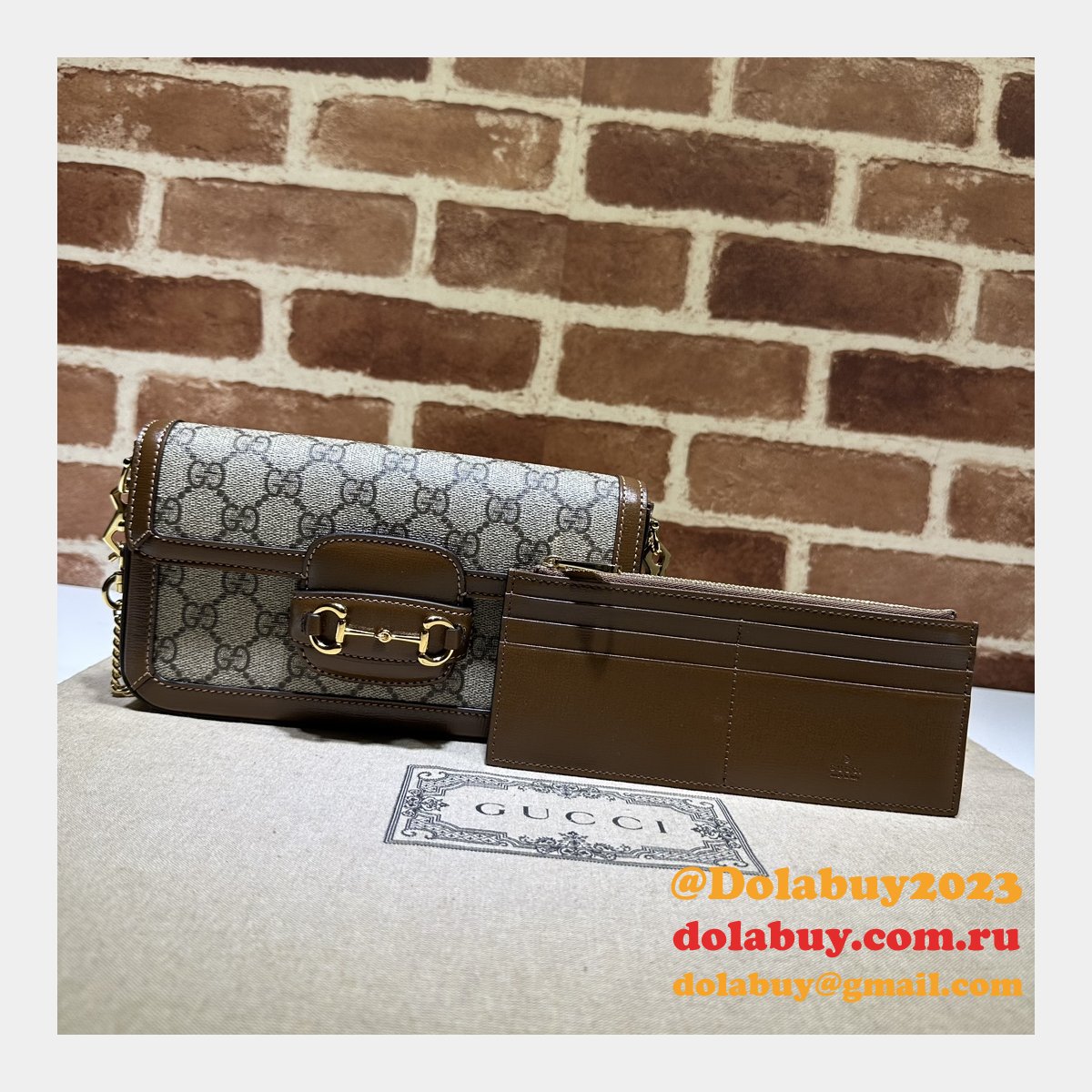 Horsebit 1955 Top Quality Gucci AAA+ 752002 Replica Bag