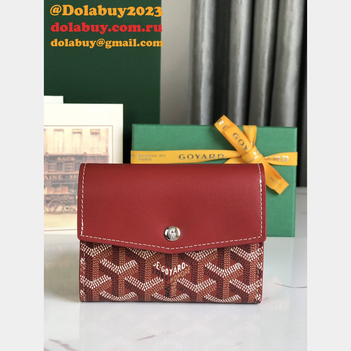 Top Quality Goyardine Saint-Gabriel wallet