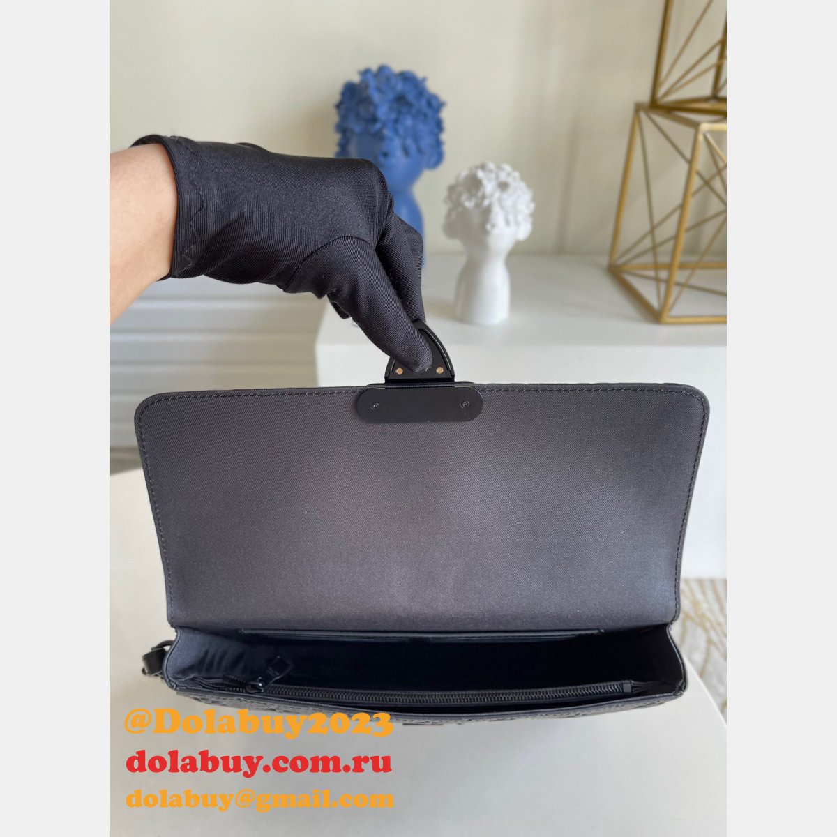 High Quality Replica Louis Vuitton S Lock A4 Pouch M80560 Macassar