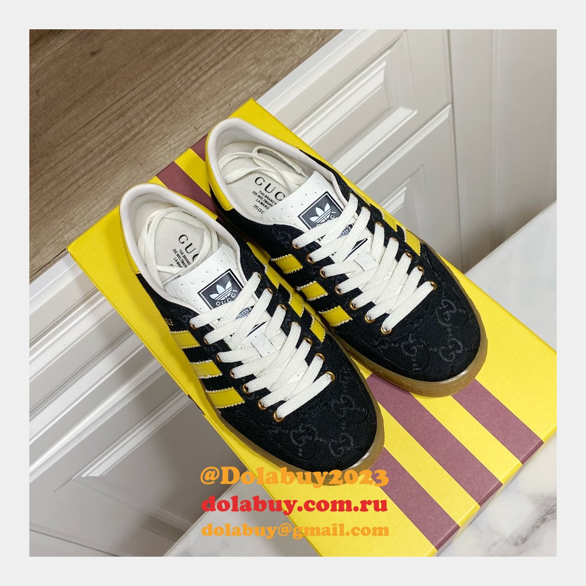 replicas best fake G*u*i shamrock joint skate men/women shoes