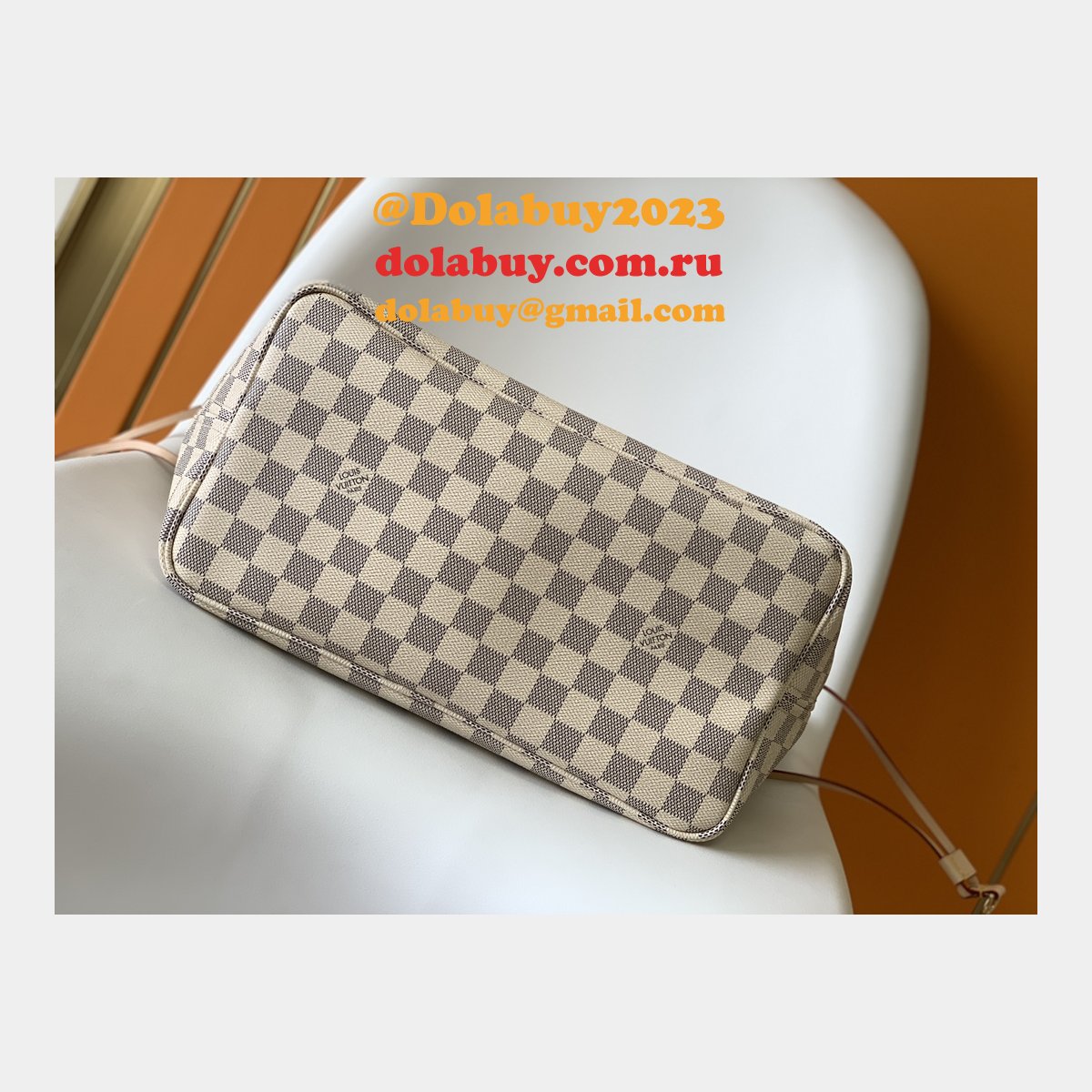 HIGH QUALITY LOUIS VUITTON NEVERFULL MM DAMIER CANVAS N41605