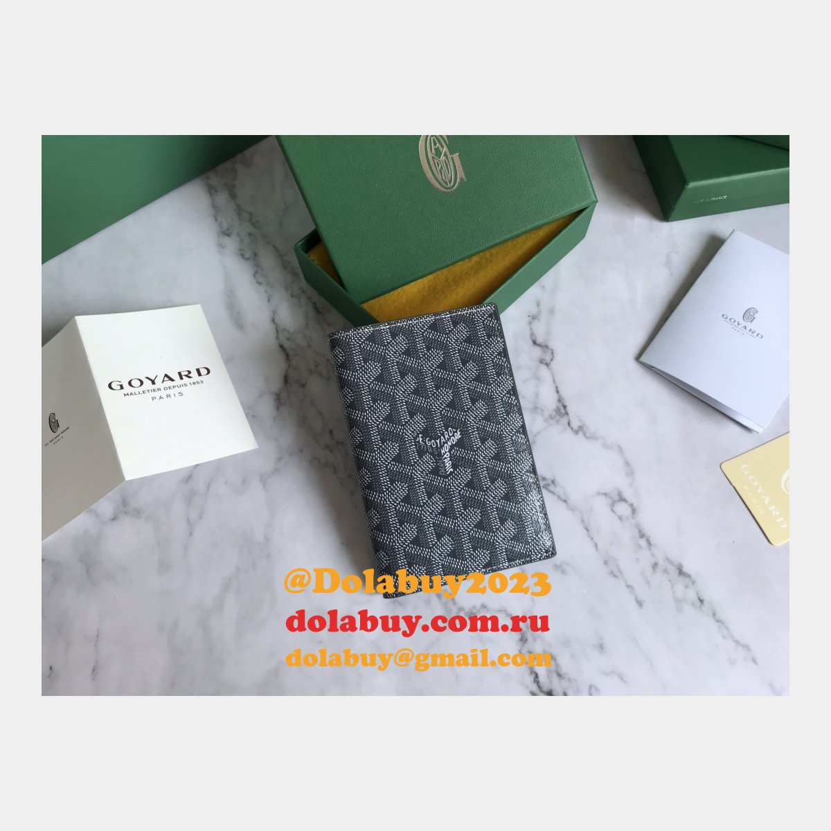 Top Quality Goyard Multi-Color Passport Best Wallet