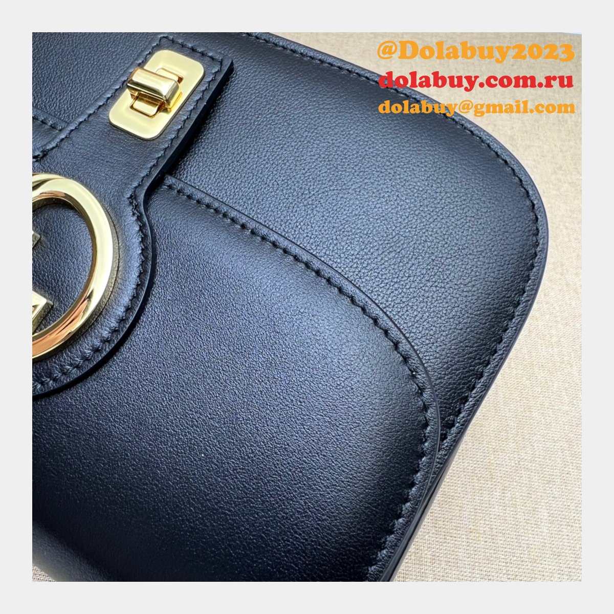 high quality G*u*i blondie top-handle 735101 designer bag