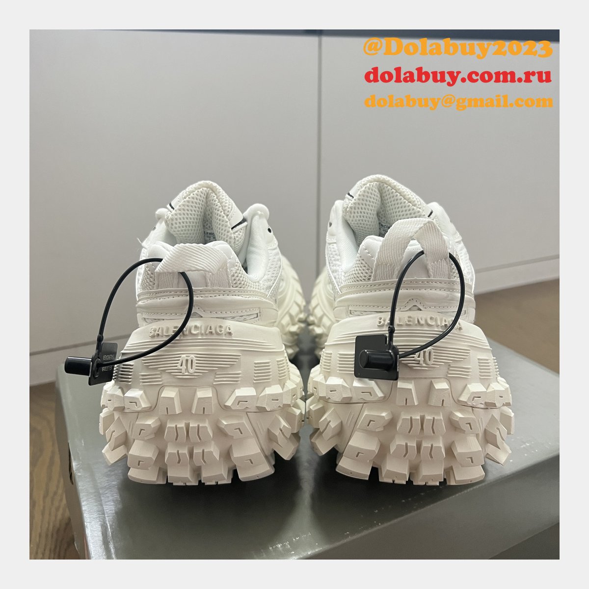 Replica Balenciaga Duplicate Defender Extended-sole Sneakers