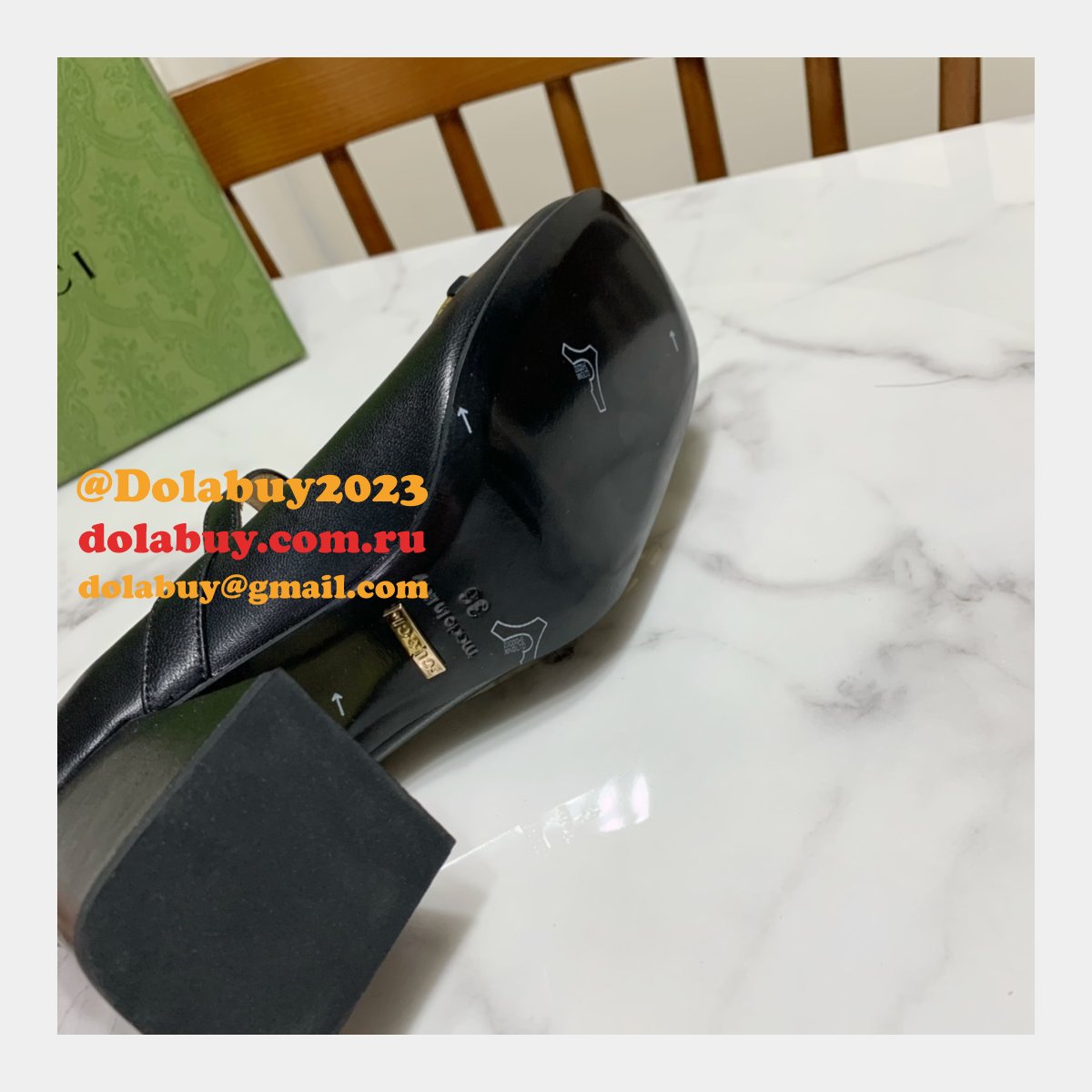 high quality G*u*i cheap replica single shoes