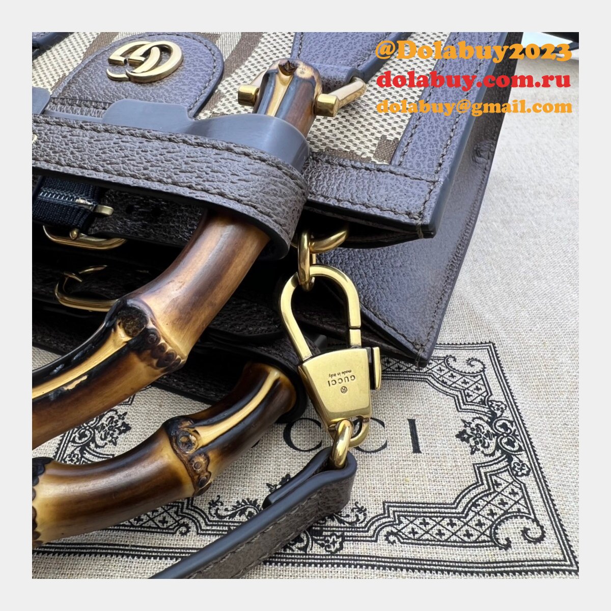 Best High Quality Gucci 655661 Fake Diana Tote Handbags