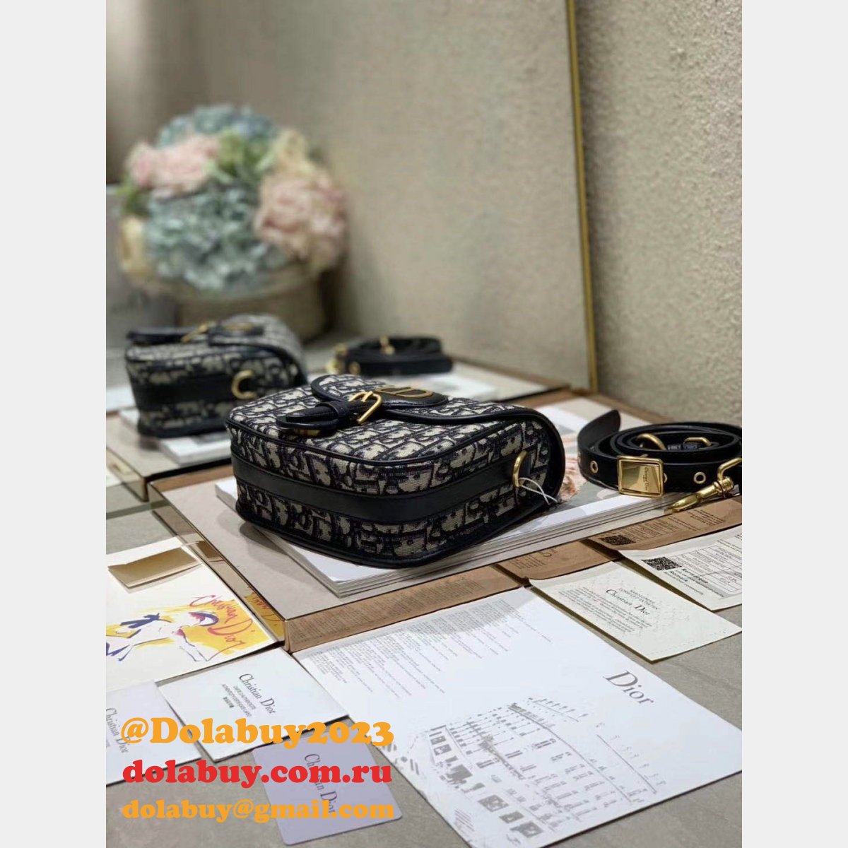 High Quality 2020 Christian dior bobby CD logo Obligue Oblique Jacquard bag