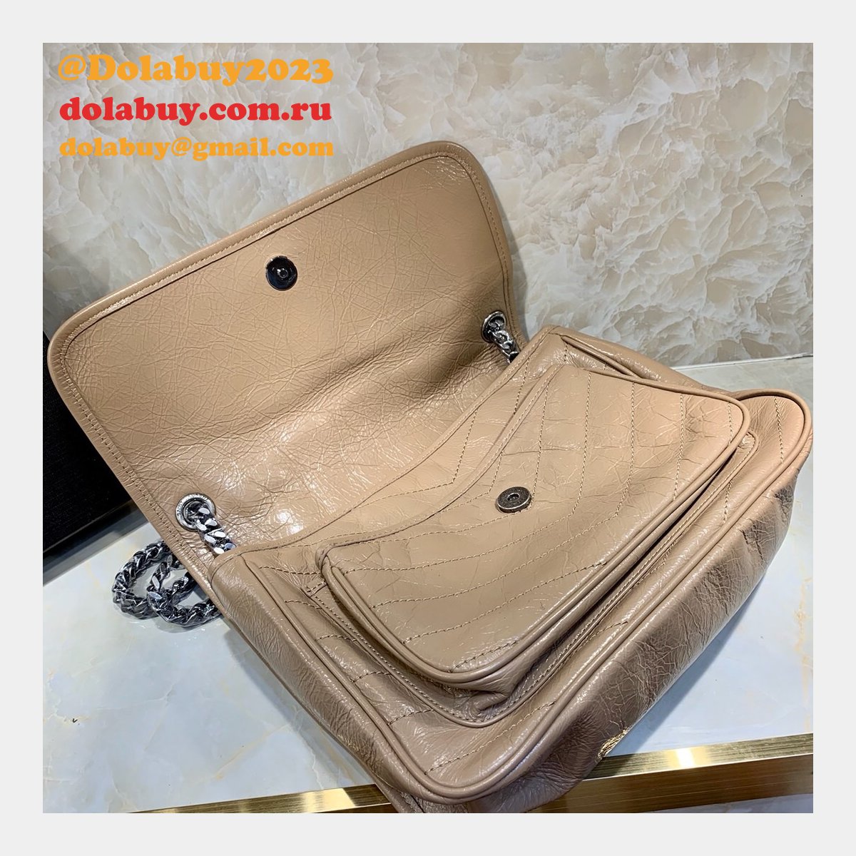 AAA+ Replica Saint Laurent Niki Shoulder 498894 Bag