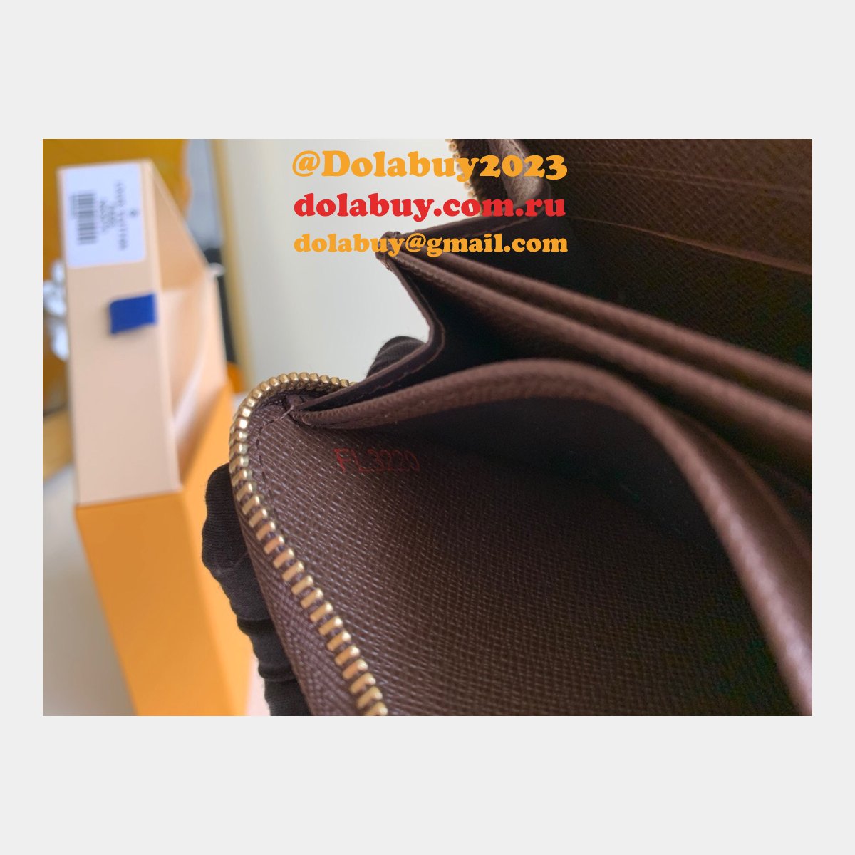 Louis Vuitton Wholesale N63070 Zippy Coin Purse Damier Ebene