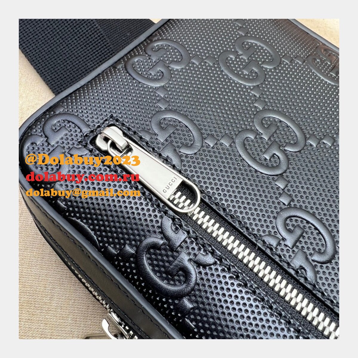 G*u*i replica messengers 700431 gg embossed sling backpack