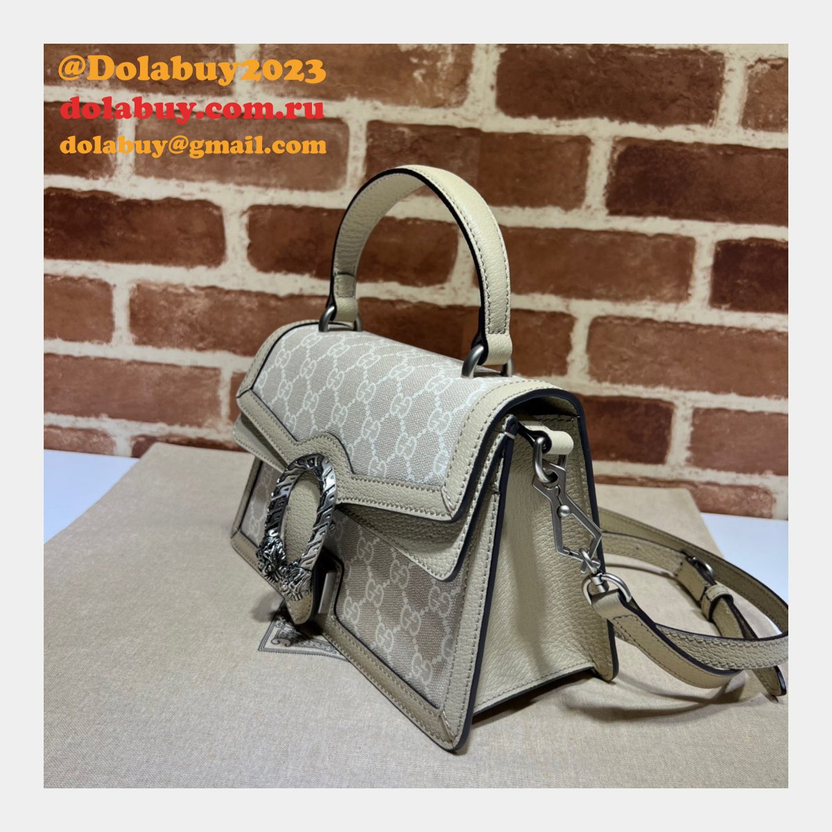 Gucci 1:1 Mirror 739496 Dionysus Top Handle Replica Bag