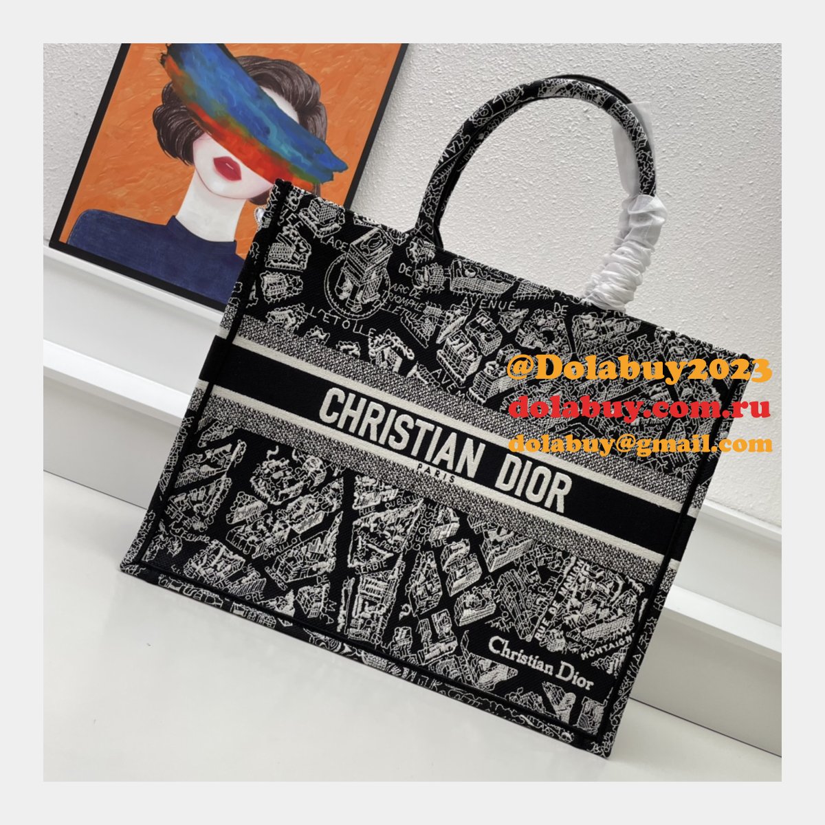 7 Star DIOR BOOK TOTE PERFECT BAG