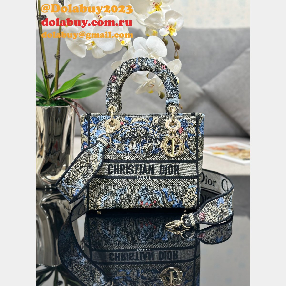 Christian Dior Replica Designer Lady Dior 24cm Handbag