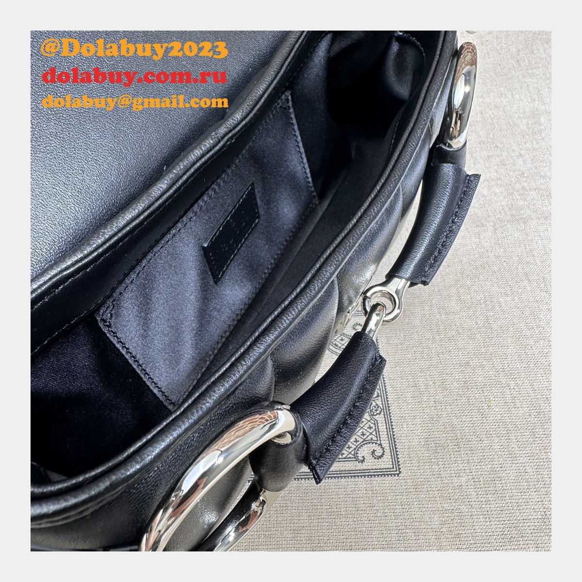 Gucci Designer 764339 Horsebit Chain Knockoff Shoulder Bag