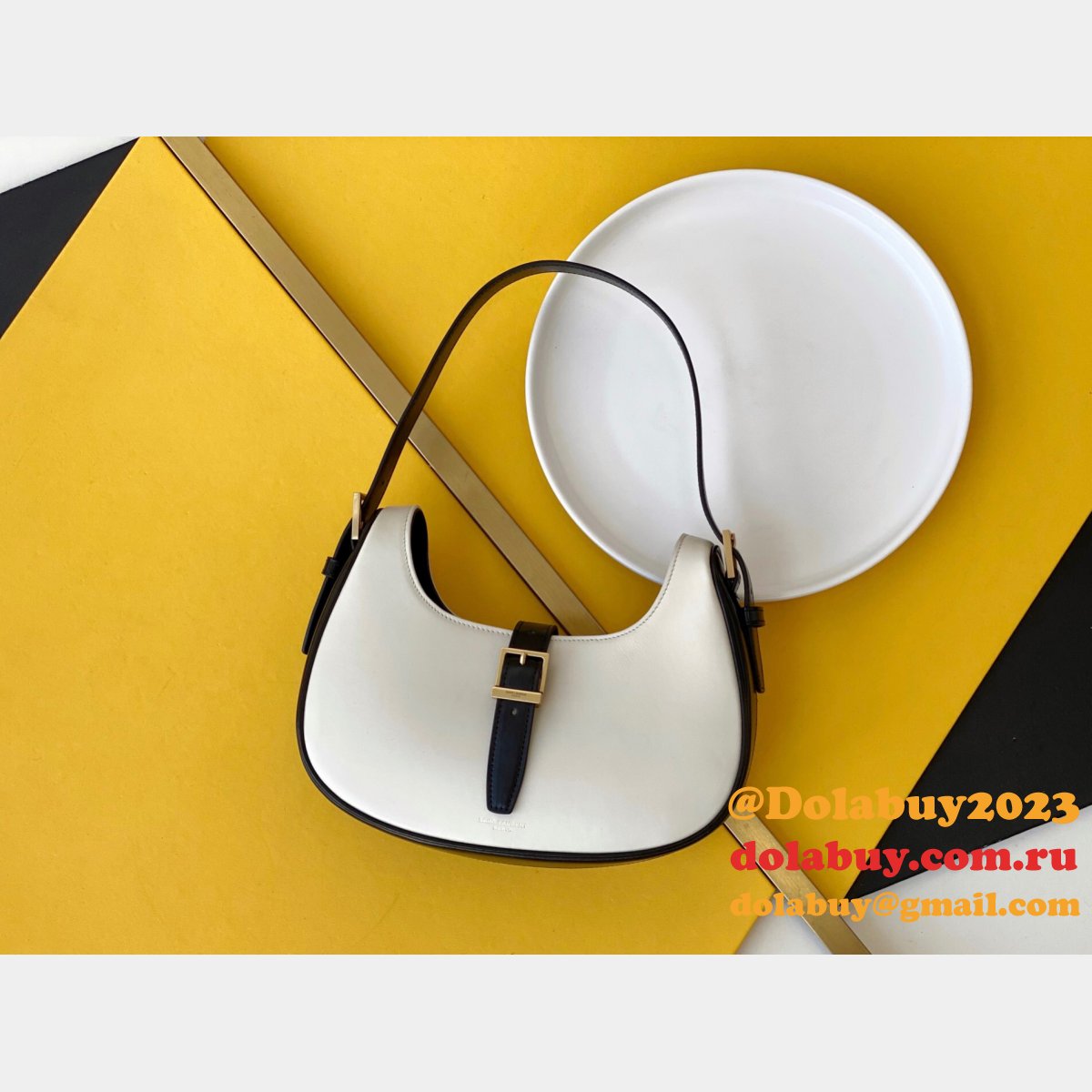 Yves Saint Laurent Replicas 672615 Le Fermoir hobo bag AAA Handbag