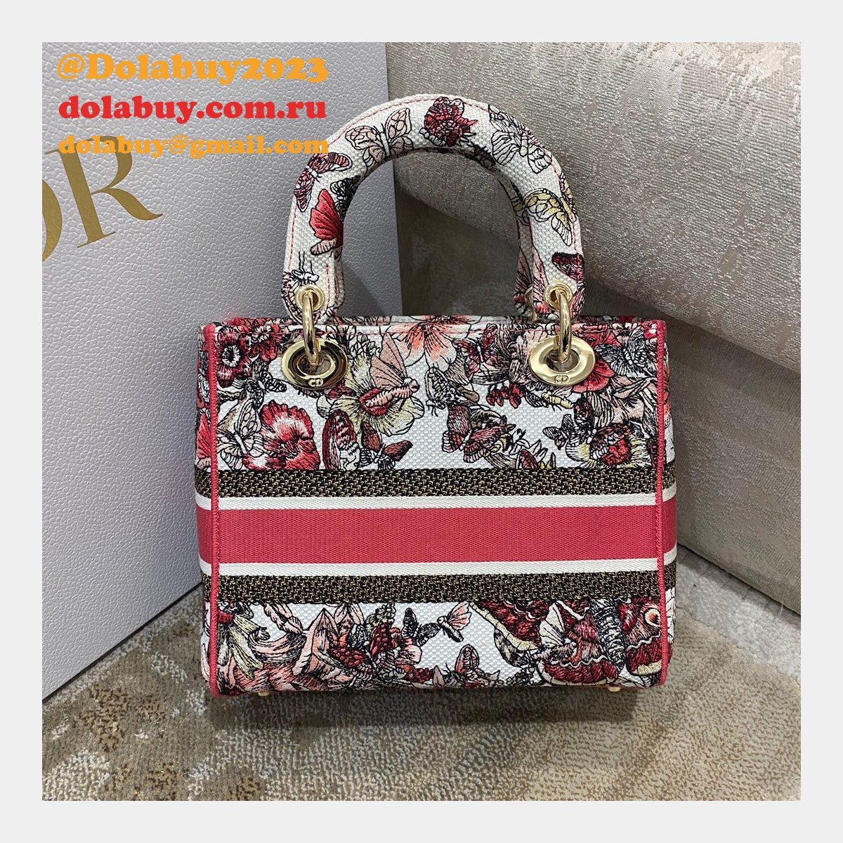 Replica Lady Dior 24cm Christian Bags At Cheap Price